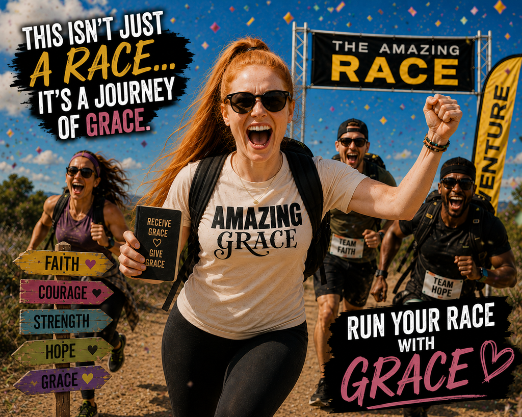 'Amazing Grace' Short Sleeve Crewneck T-Shirt