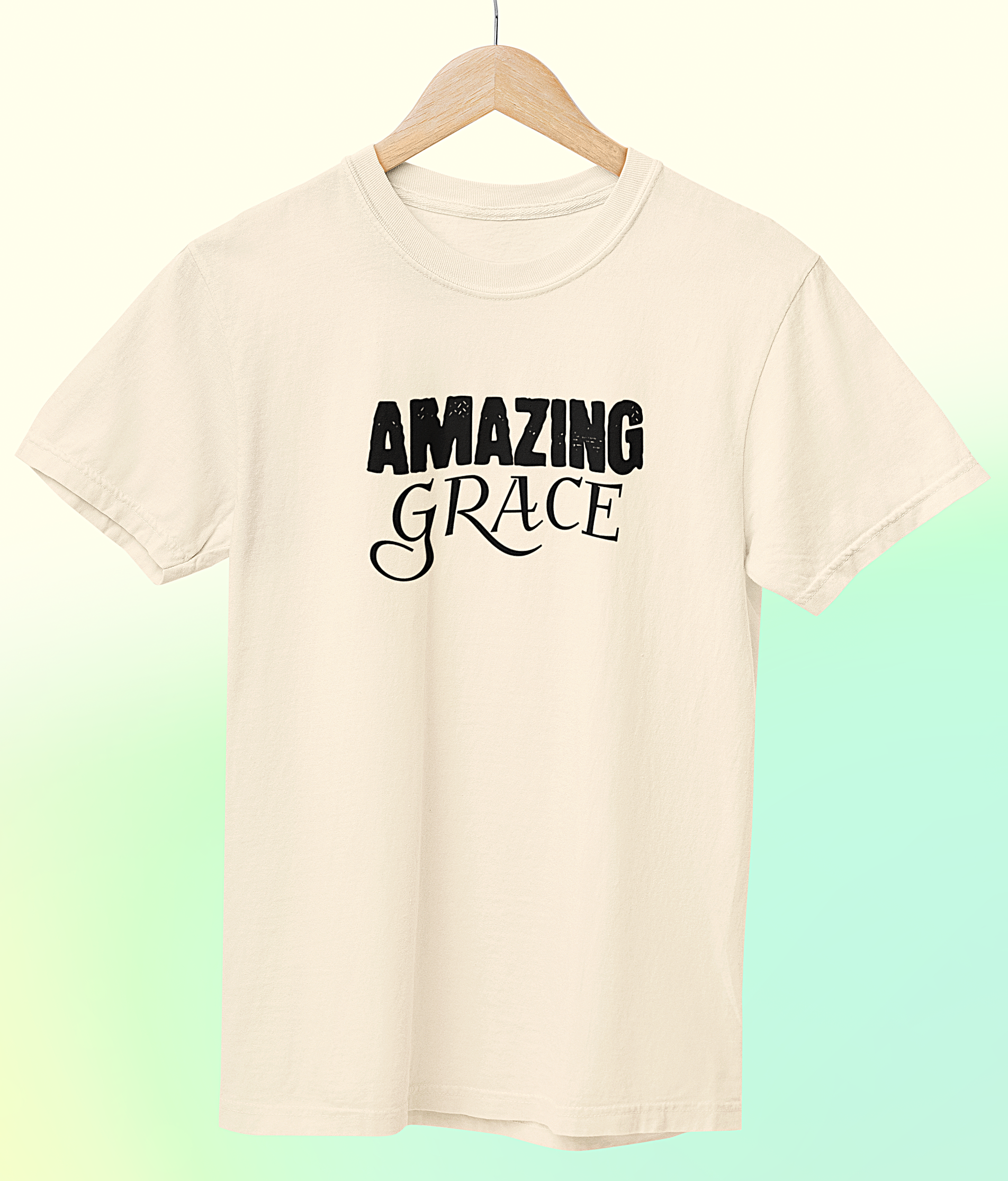 'Amazing Grace' Short Sleeve Crewneck T-Shirt