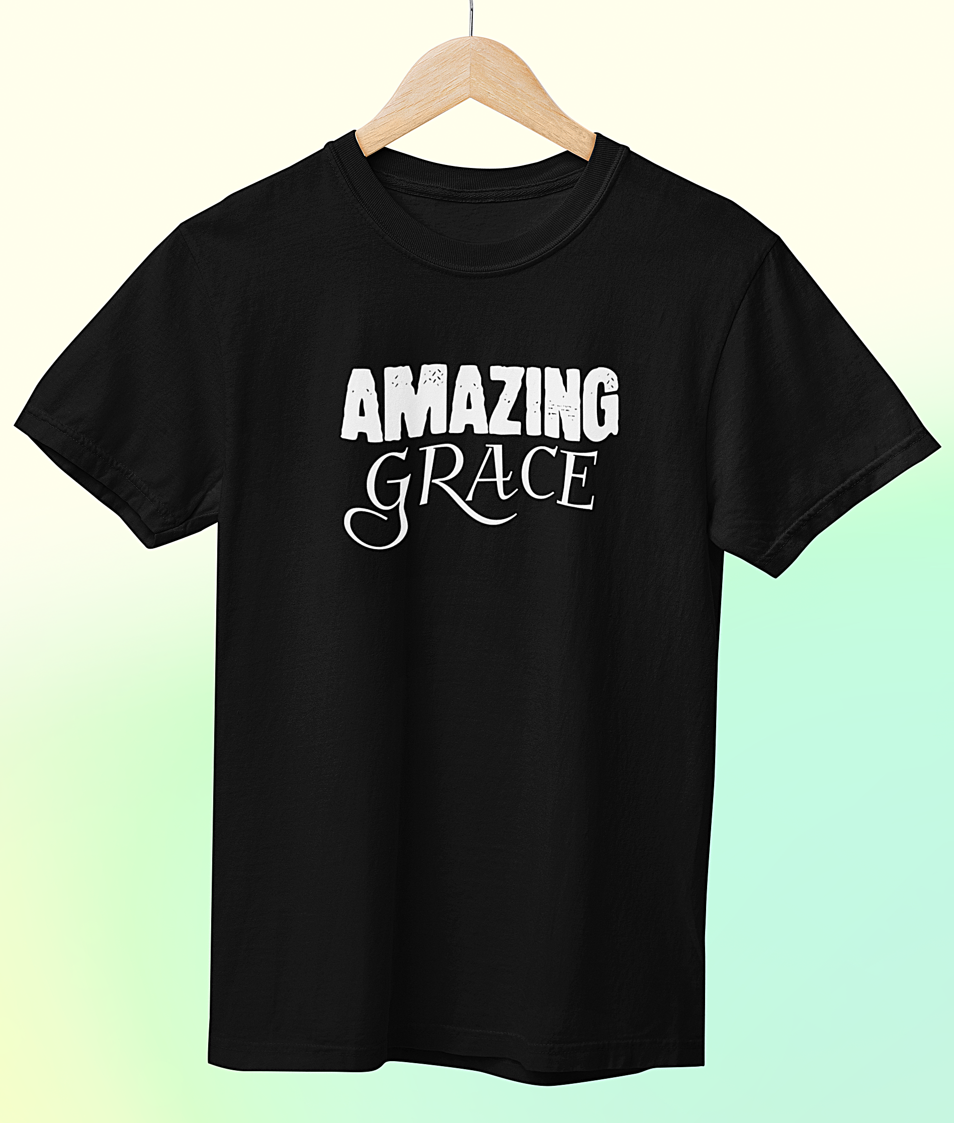'Amazing Grace' Short Sleeve Crewneck T-Shirt