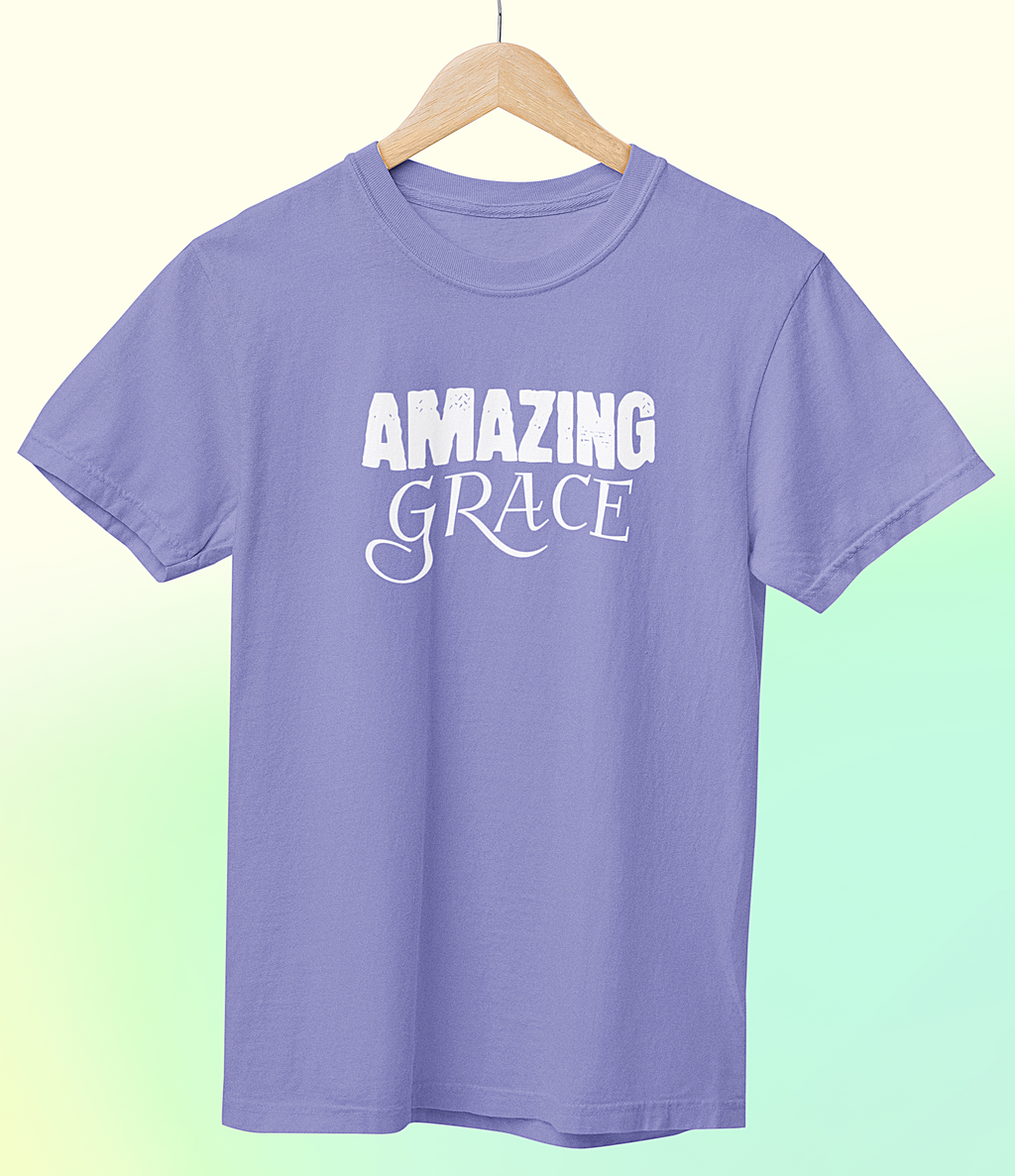 'Amazing Grace' Short Sleeve Crewneck T-Shirt