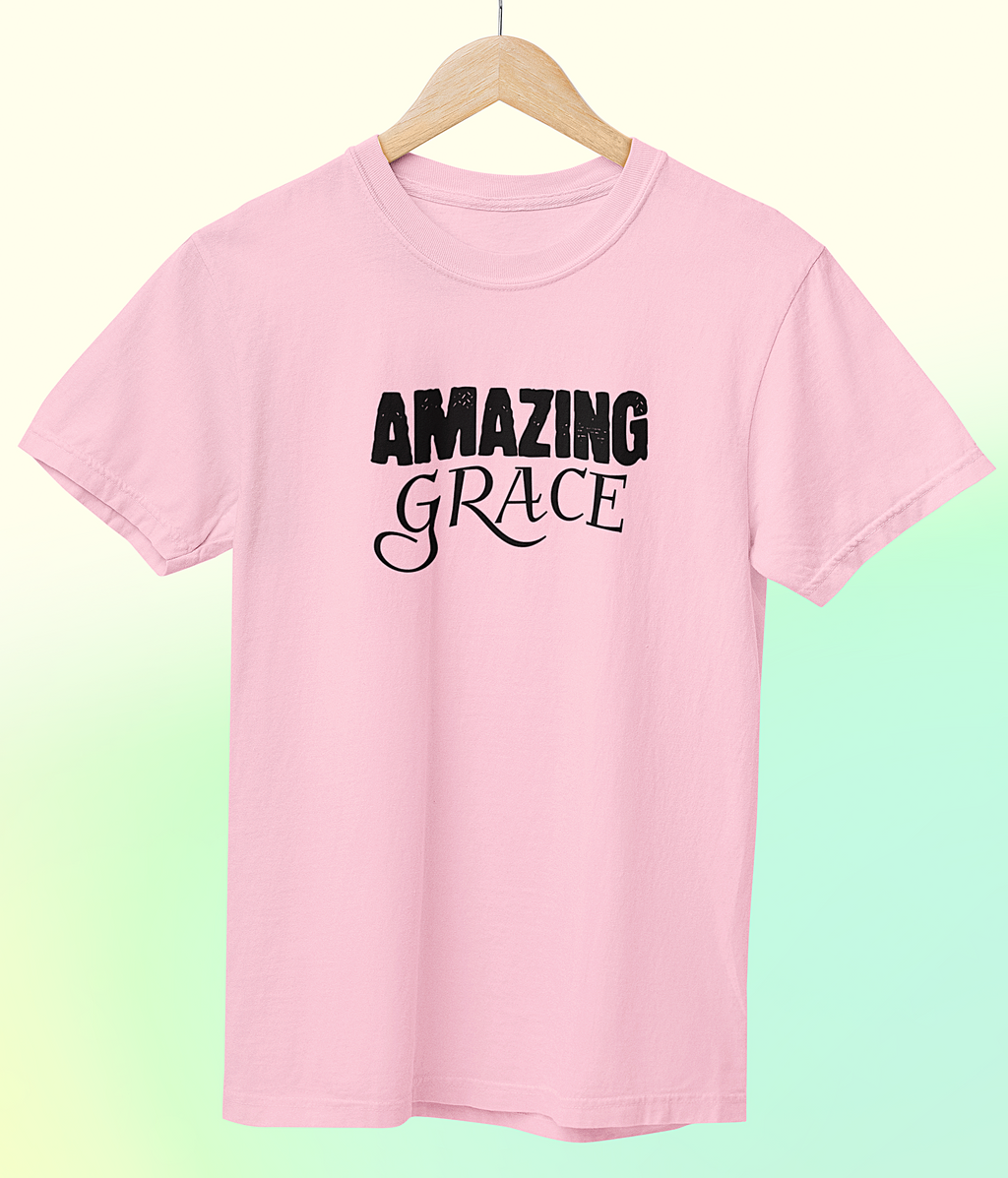 'Amazing Grace' Short Sleeve Crewneck T-Shirt