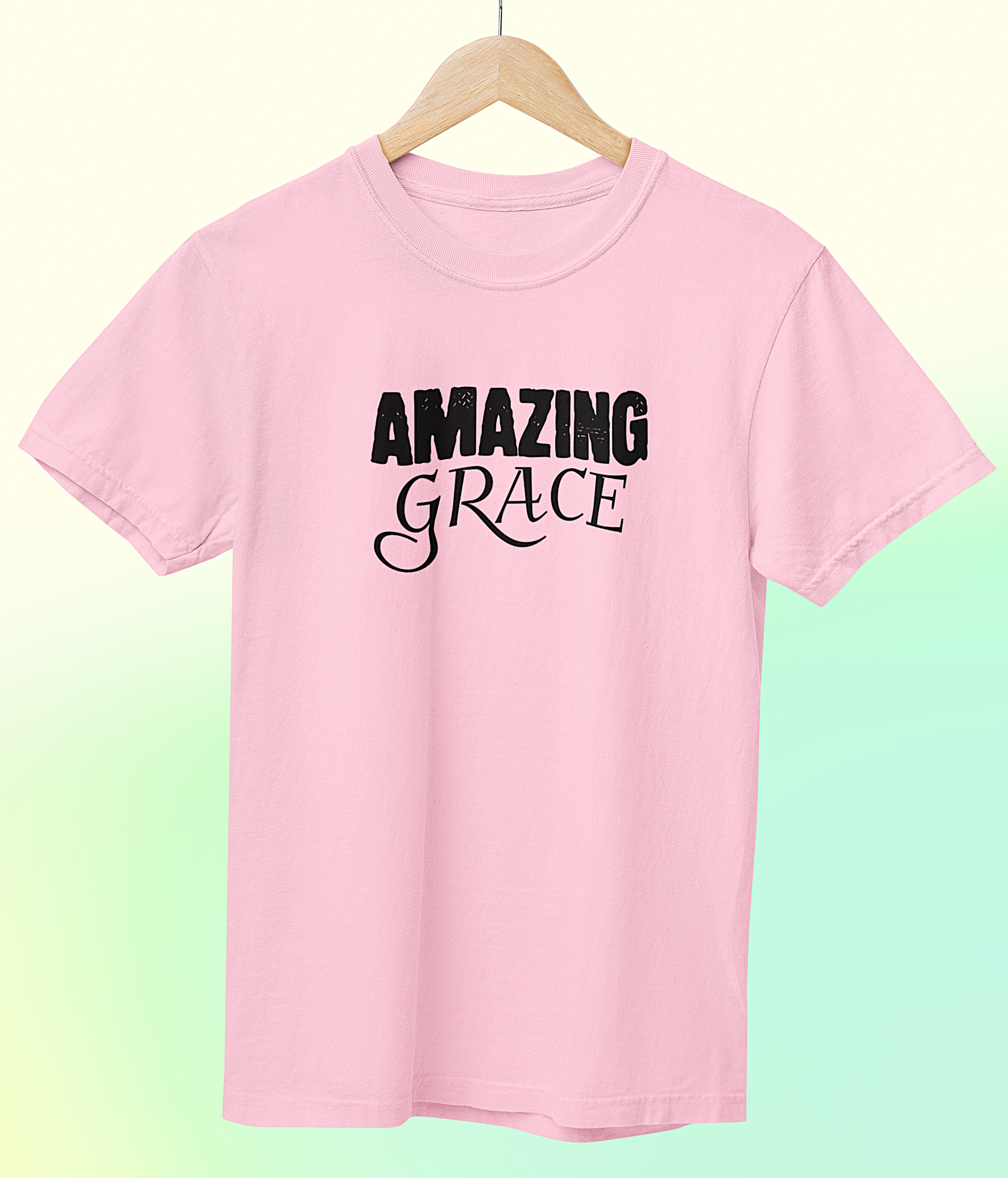 'Amazing Grace' Short Sleeve Crewneck T-Shirt