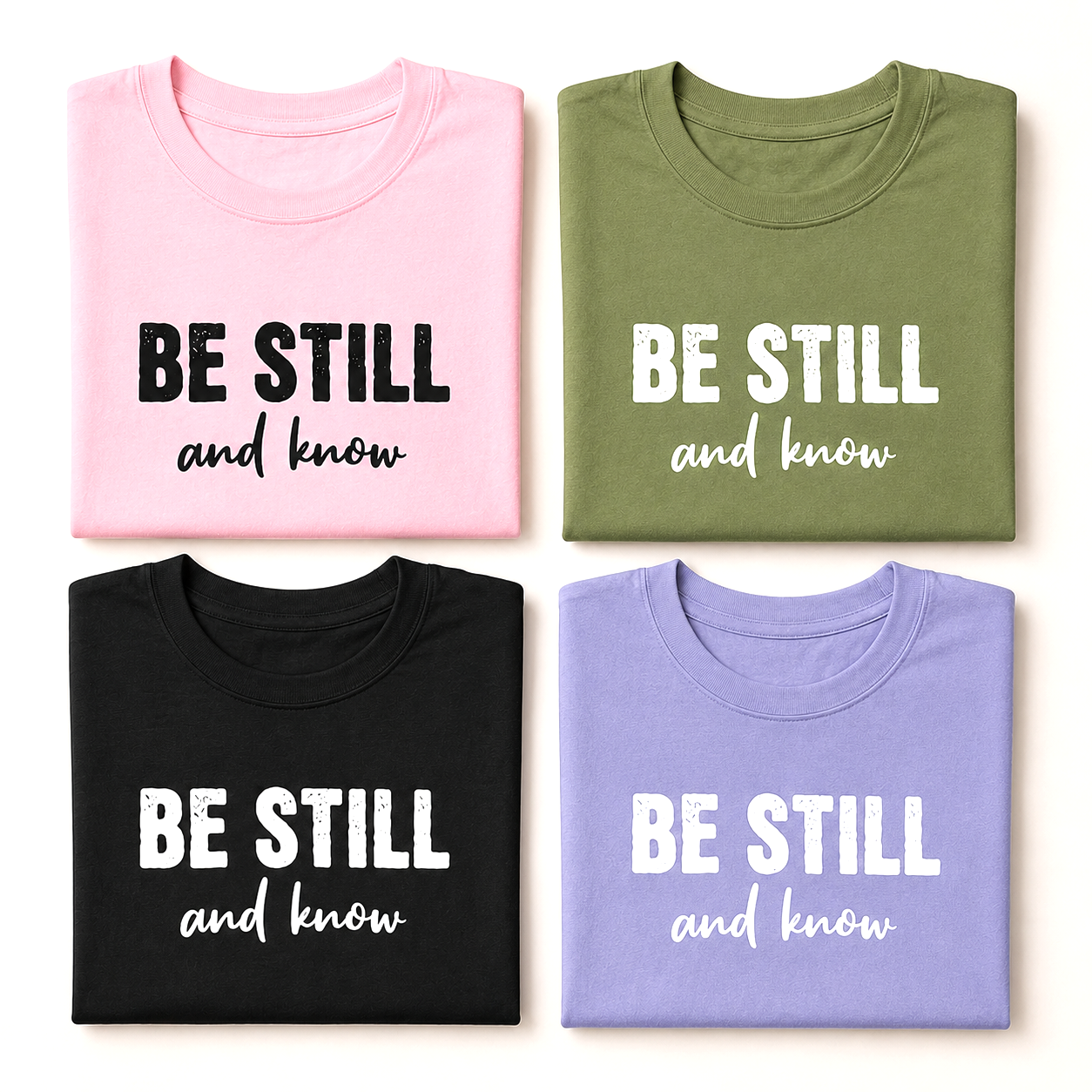 'Be Still and Know' Short Sleeve Crewneck T-Shirt