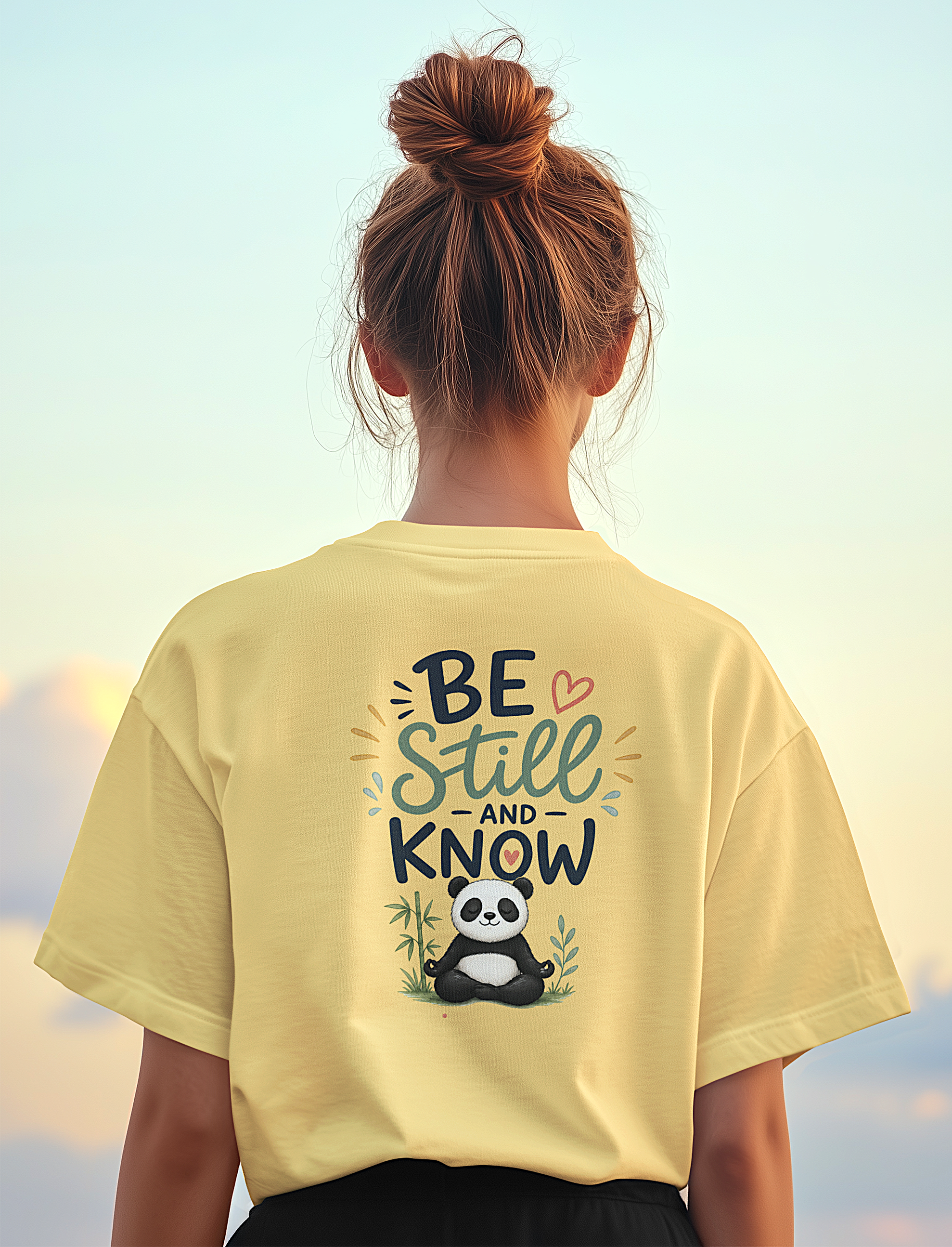 'Be Still and Know ' Christian Graphic Tee-Panda