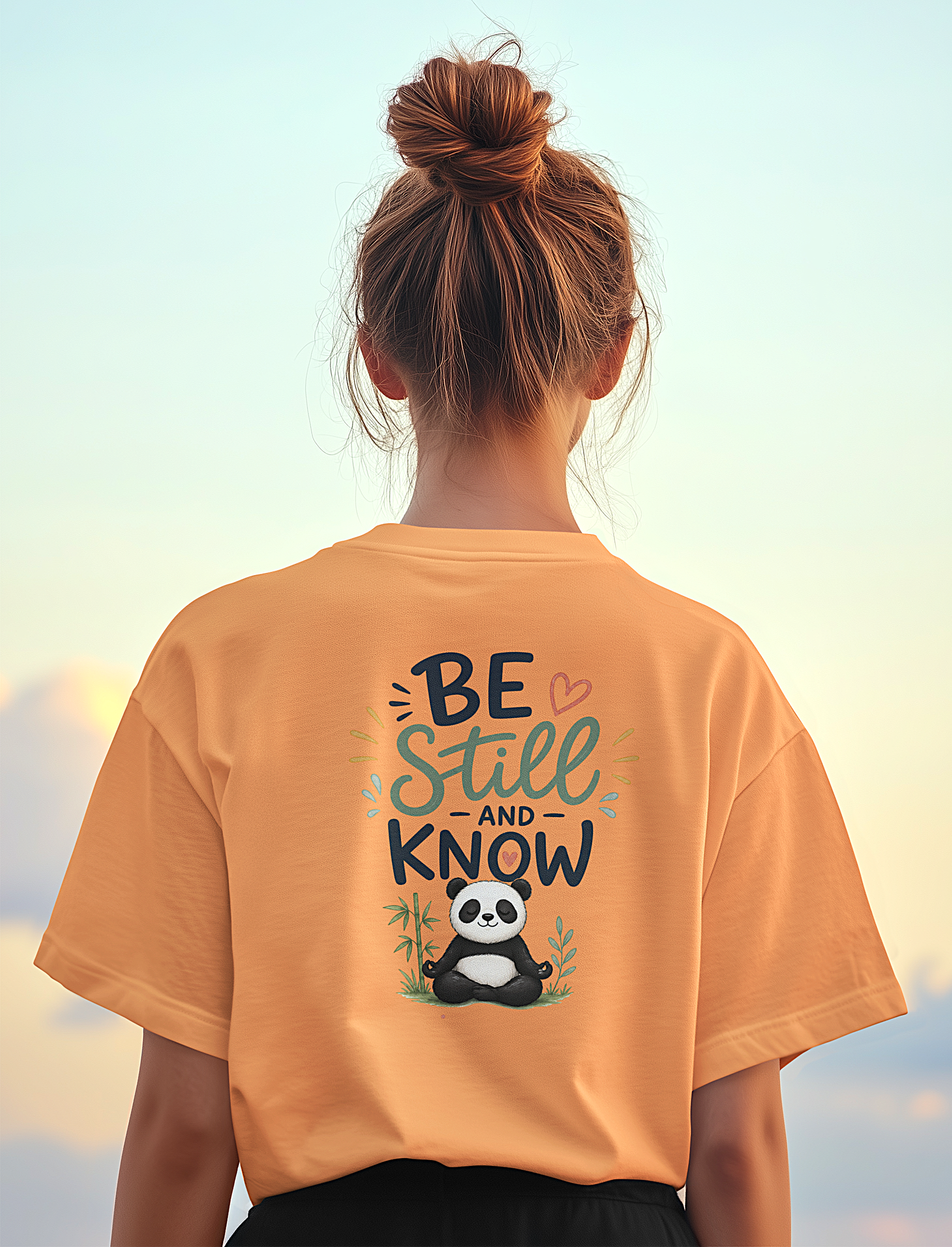 'Be Still and Know ' Christian Graphic Tee-Panda
