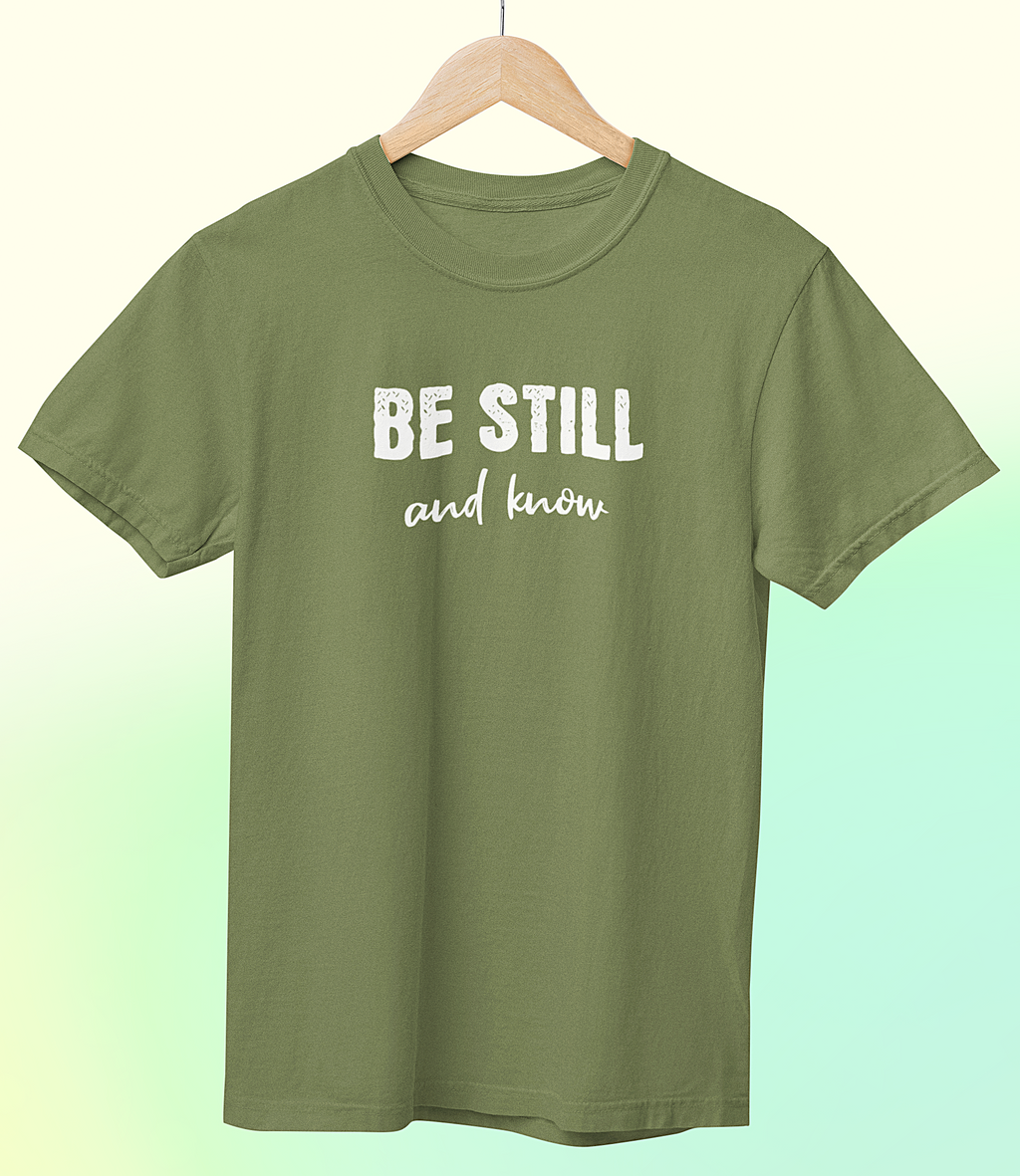 'Be Still and Know' Short Sleeve Crewneck T-Shirt