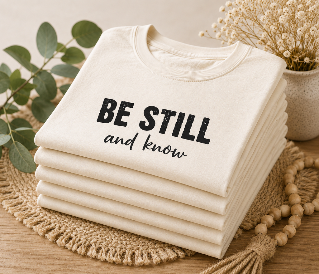'Be Still and Know' Short Sleeve Crewneck T-Shirt