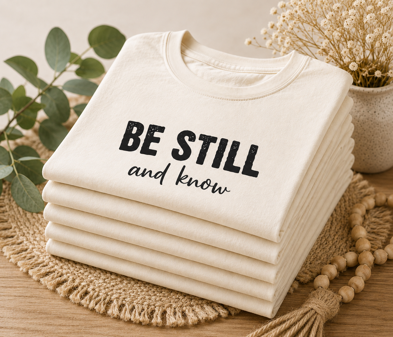 'Be Still and Know' Short Sleeve Crewneck T-Shirt