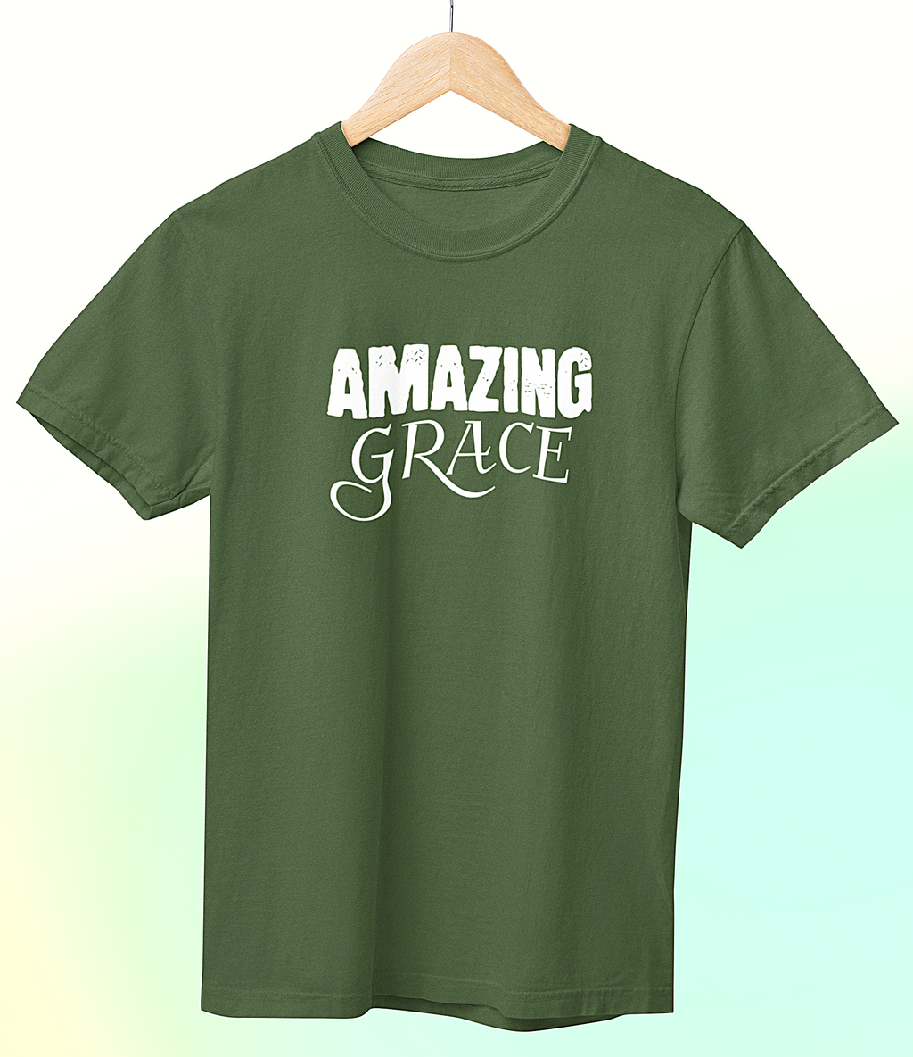 'Amazing Grace' Short Sleeve Crewneck T-Shirt
