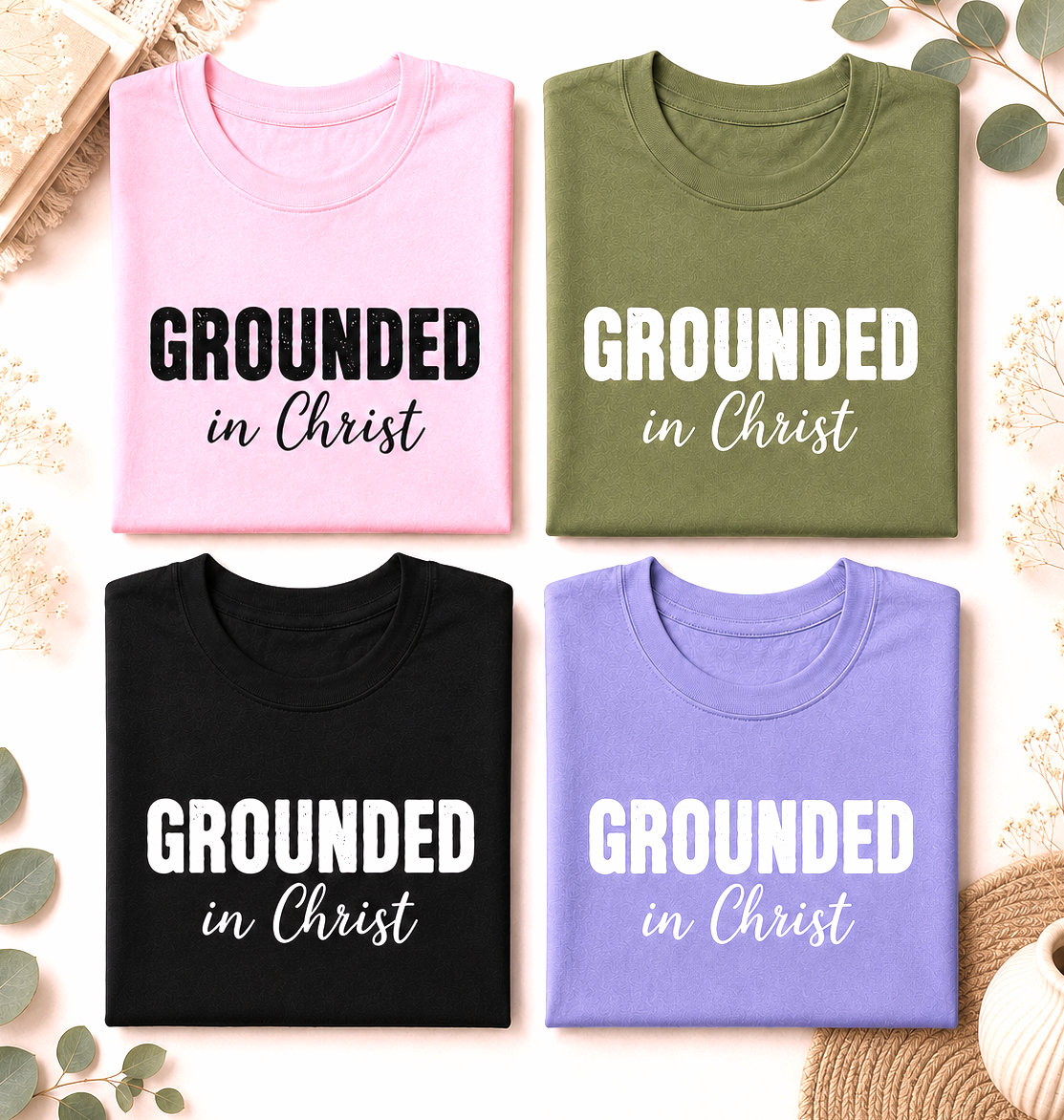 'Grounded in Christ' Short Sleeve Crewneck T-Shirt
