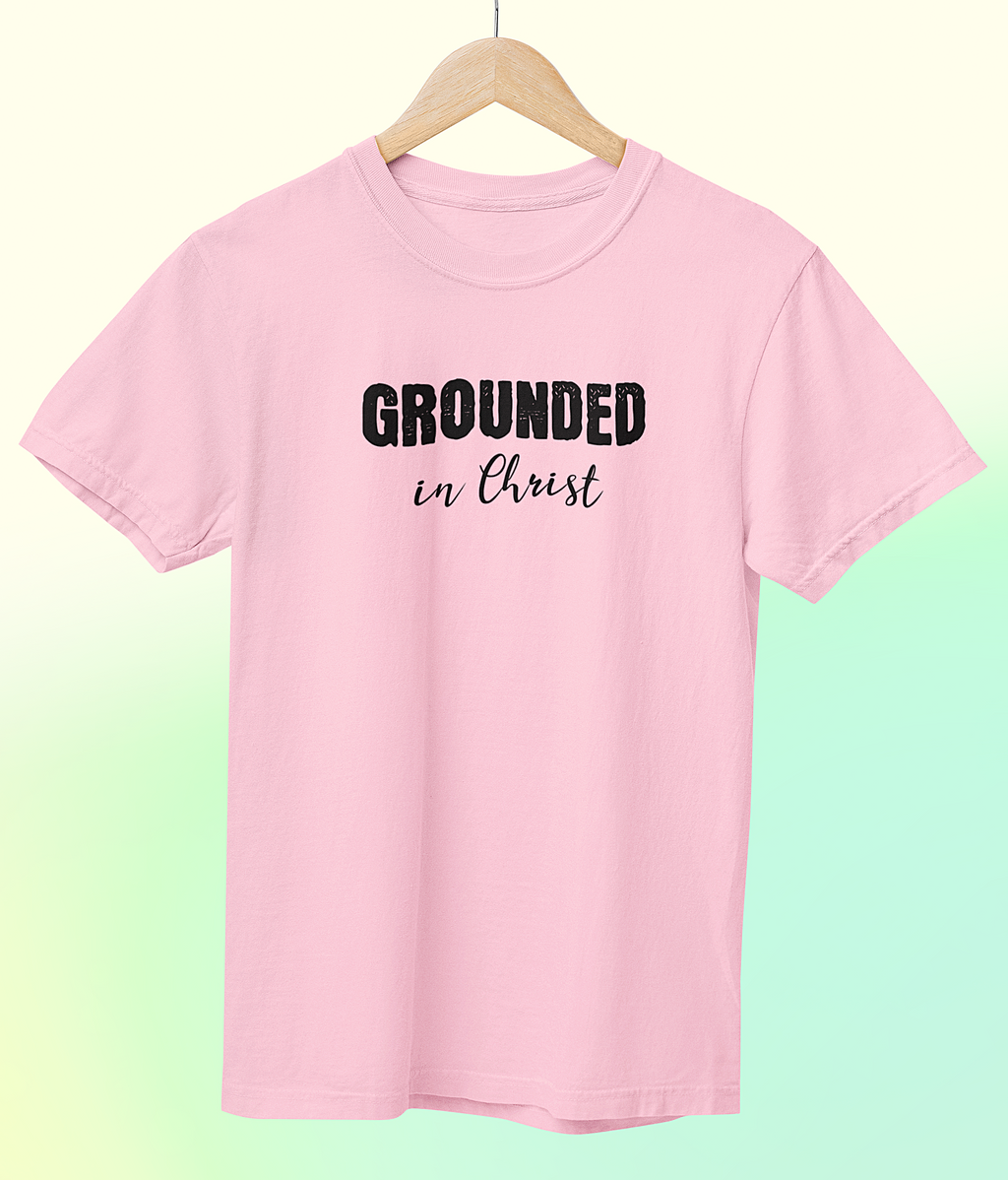 'Grounded in Christ' Short Sleeve Crewneck T-Shirt