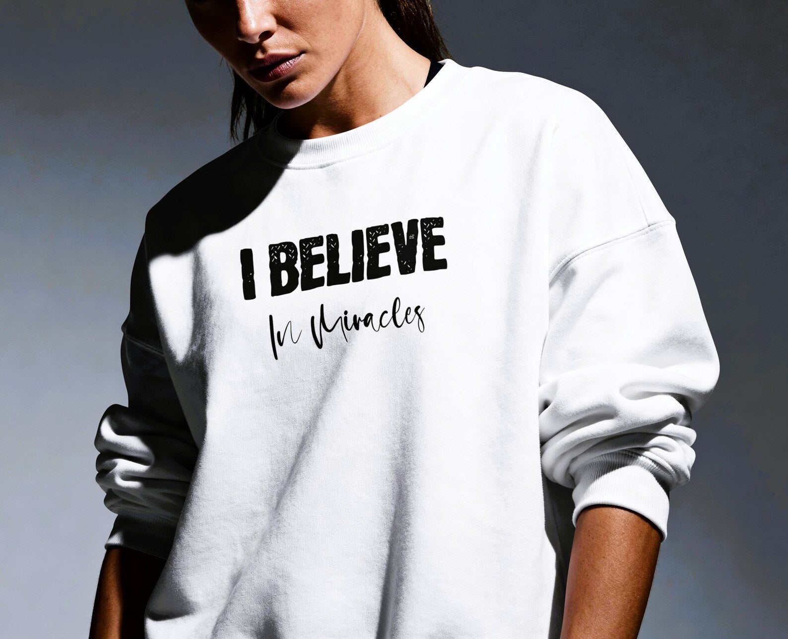 I Believe in Miracles Crewneck