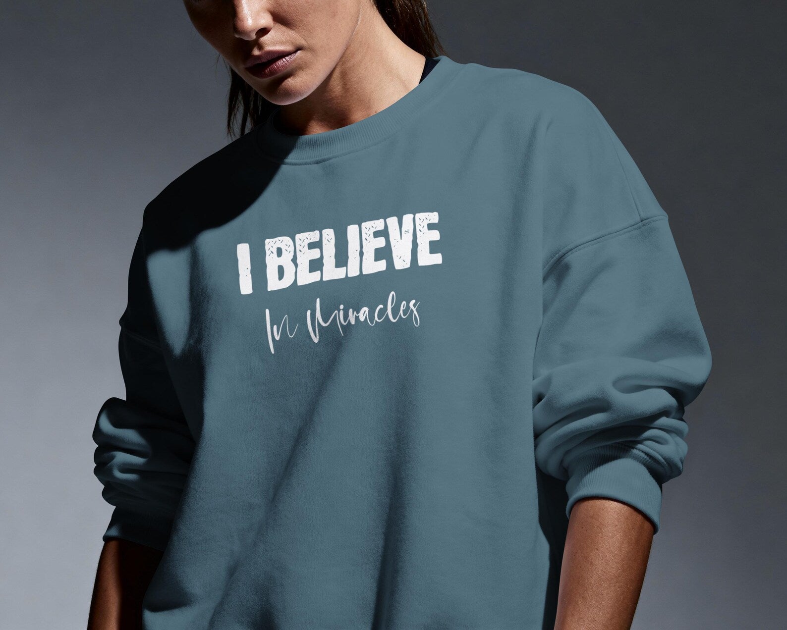 I Believe in Miracles Crewneck