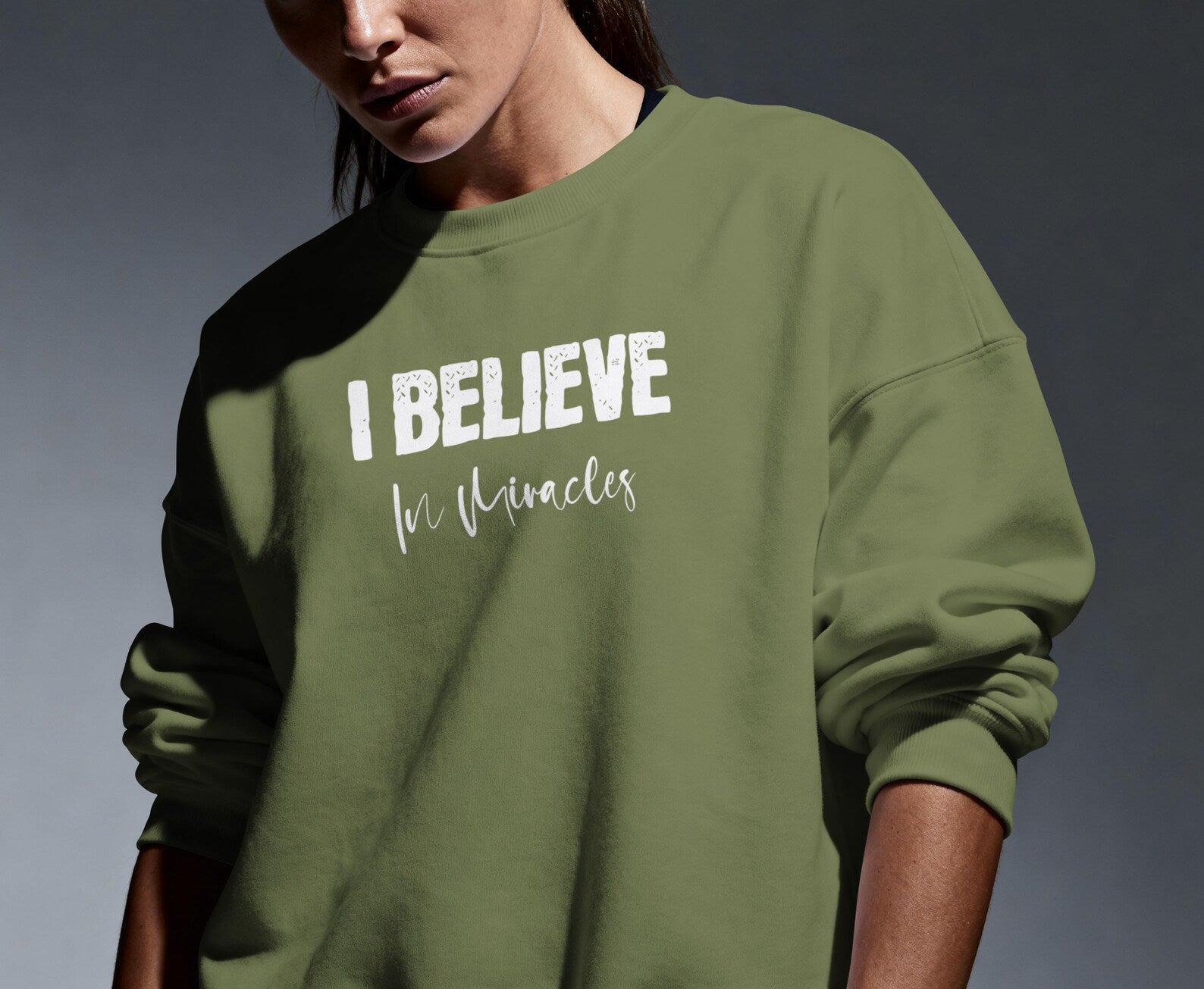 I Believe in Miracles Crewneck