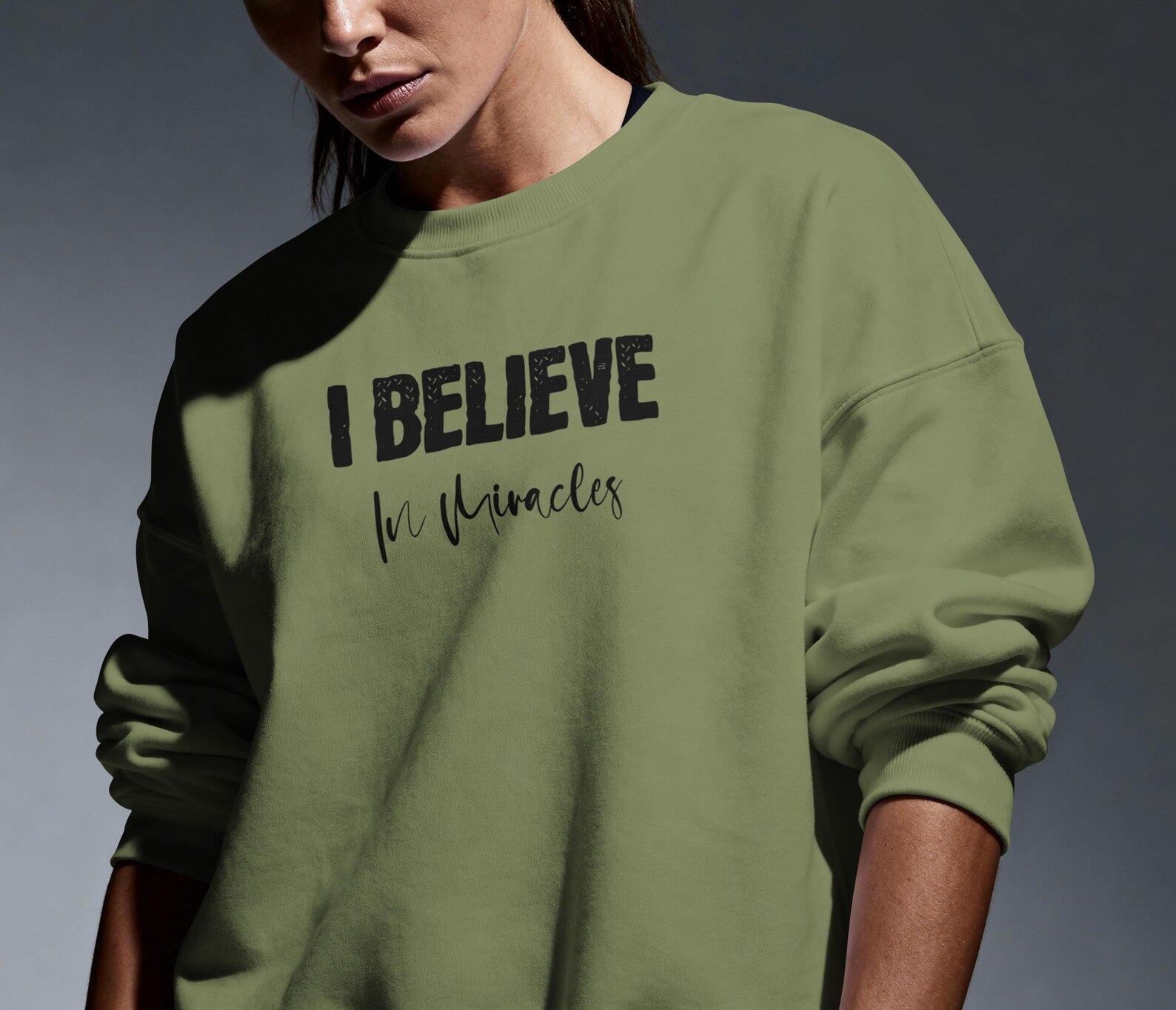I Believe in Miracles Crewneck
