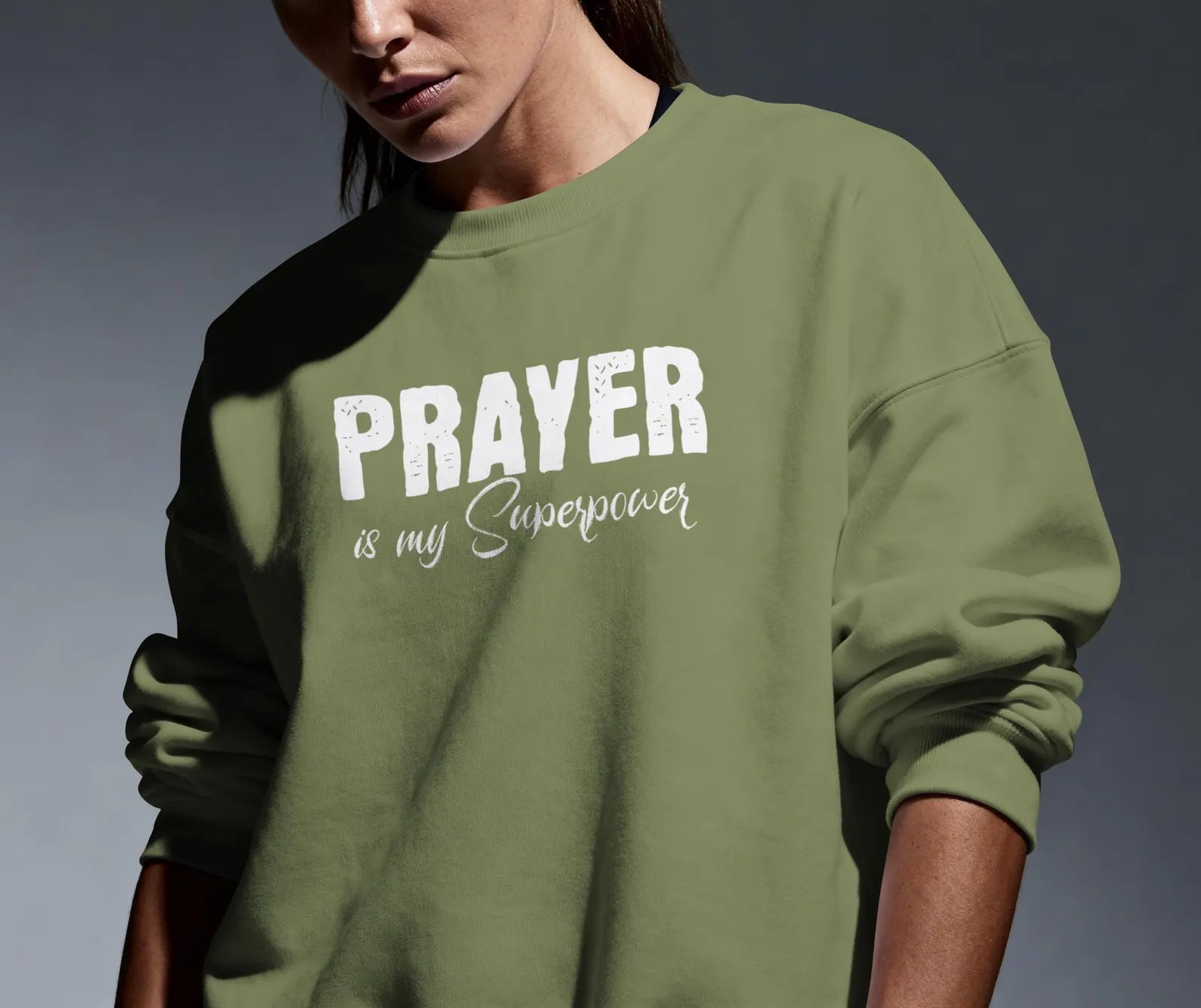 Prayer is my Superpower Crewneck