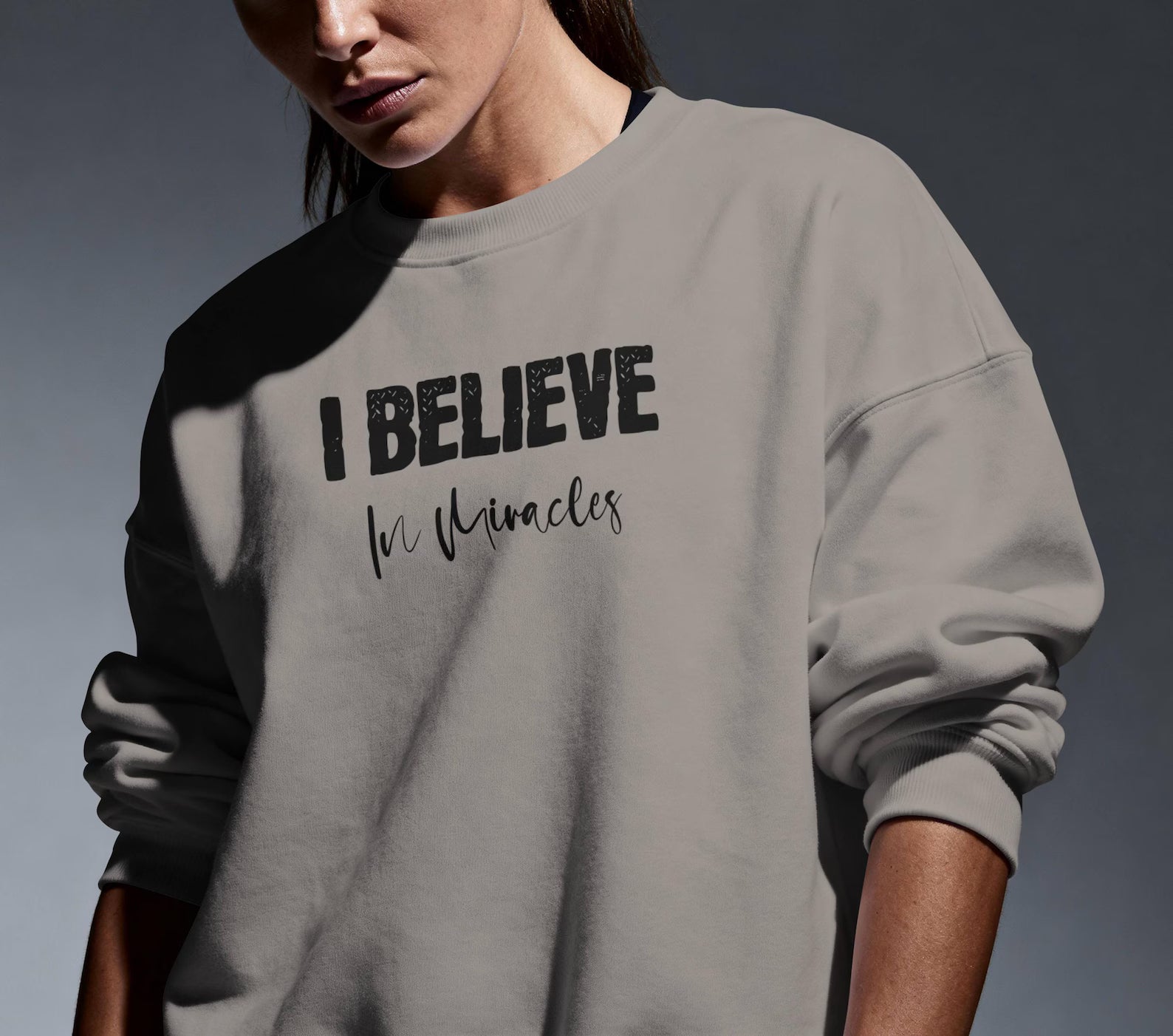 I Believe in Miracles Crewneck