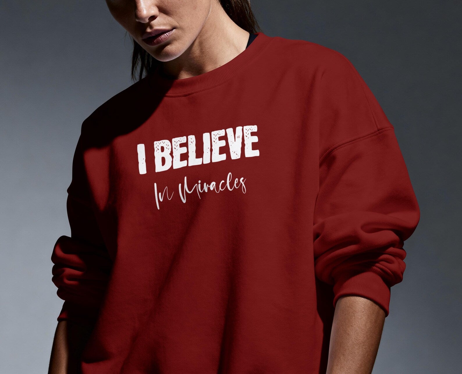I Believe in Miracles Crewneck