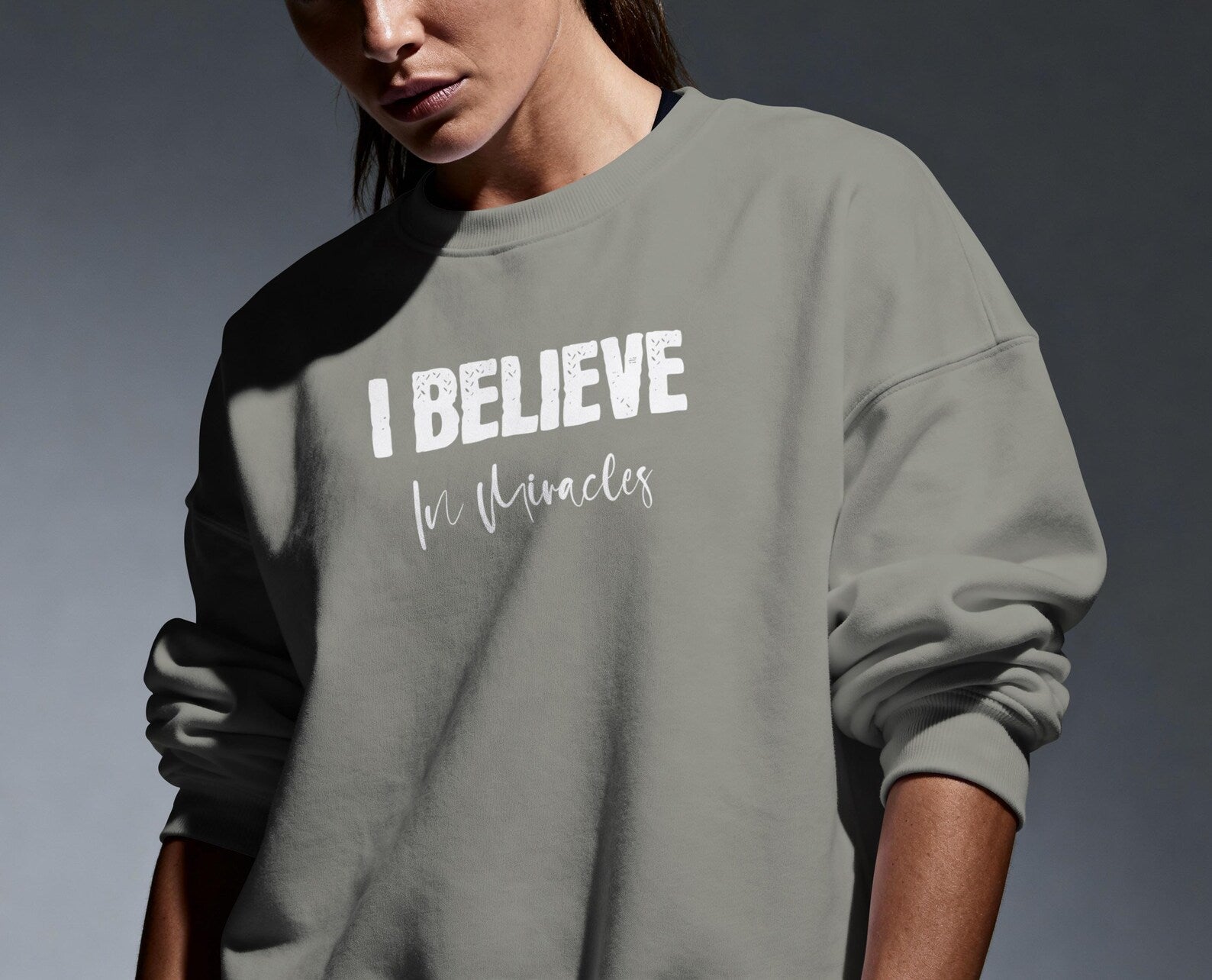 I Believe in Miracles Crewneck