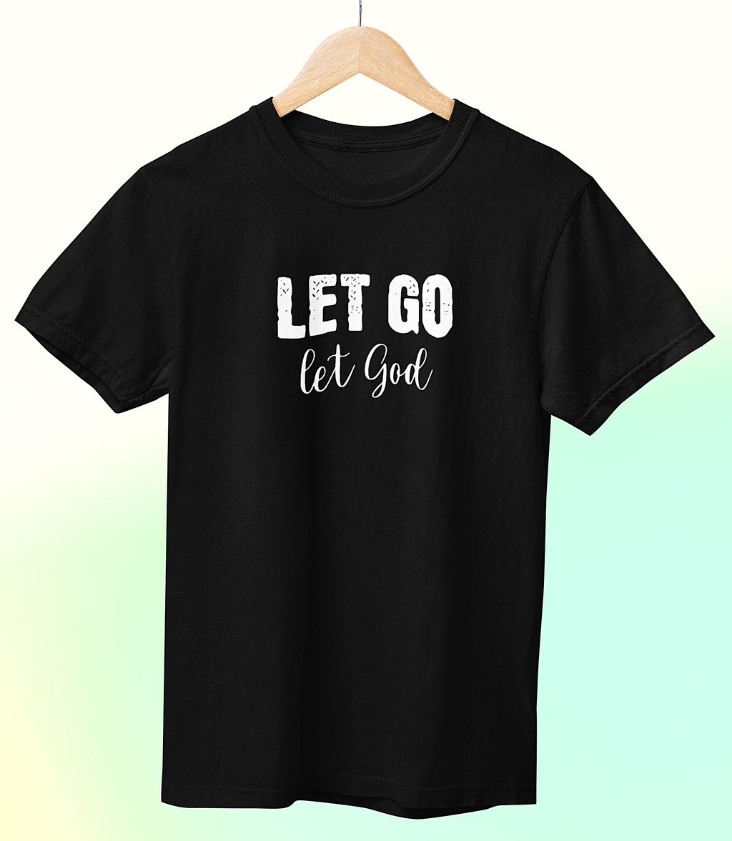 'Let Go Let God' Short Sleeve Crewneck T-Shirt