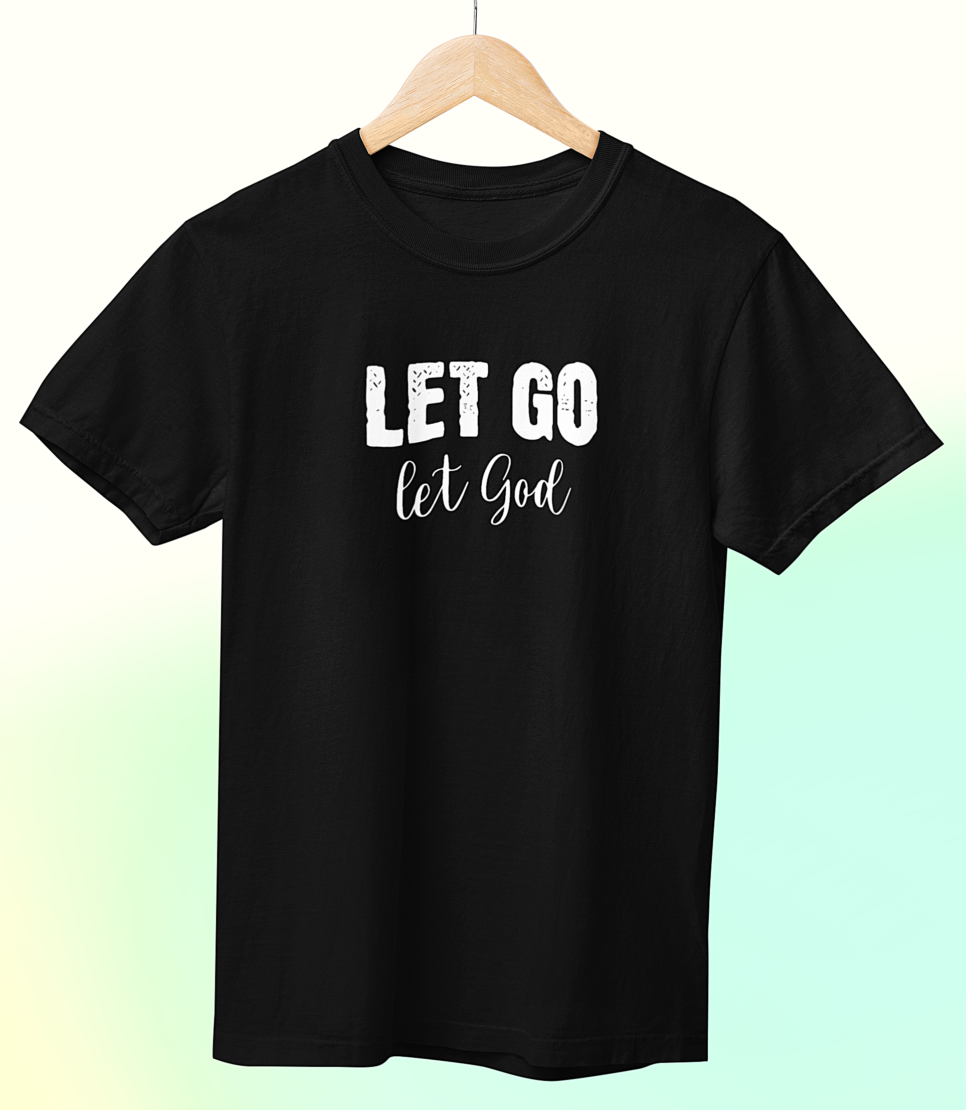 'Let Go Let God' Short Sleeve Crewneck T-Shirt