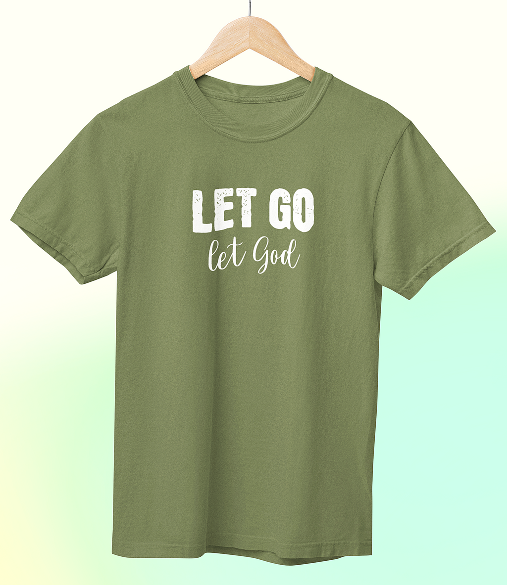 'Let Go Let God' Short Sleeve Crewneck T-Shirt