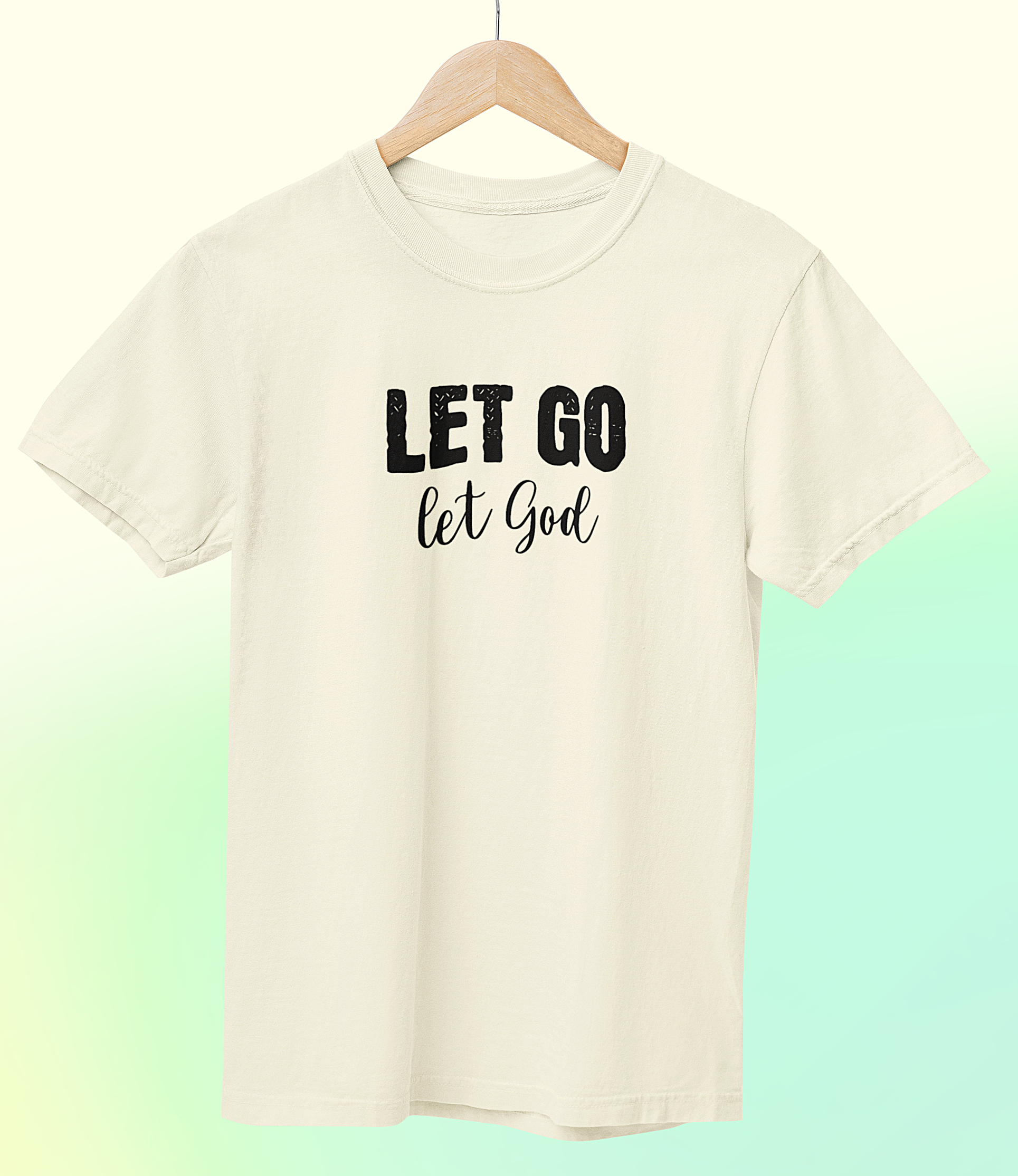 'Let Go Let God' Short Sleeve Crewneck T-Shirt