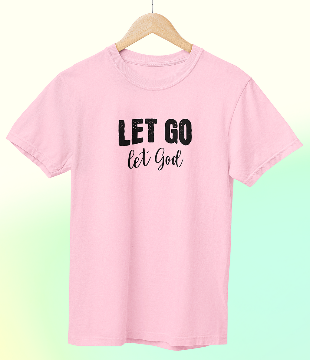 'Let Go Let God' Short Sleeve Crewneck T-Shirt