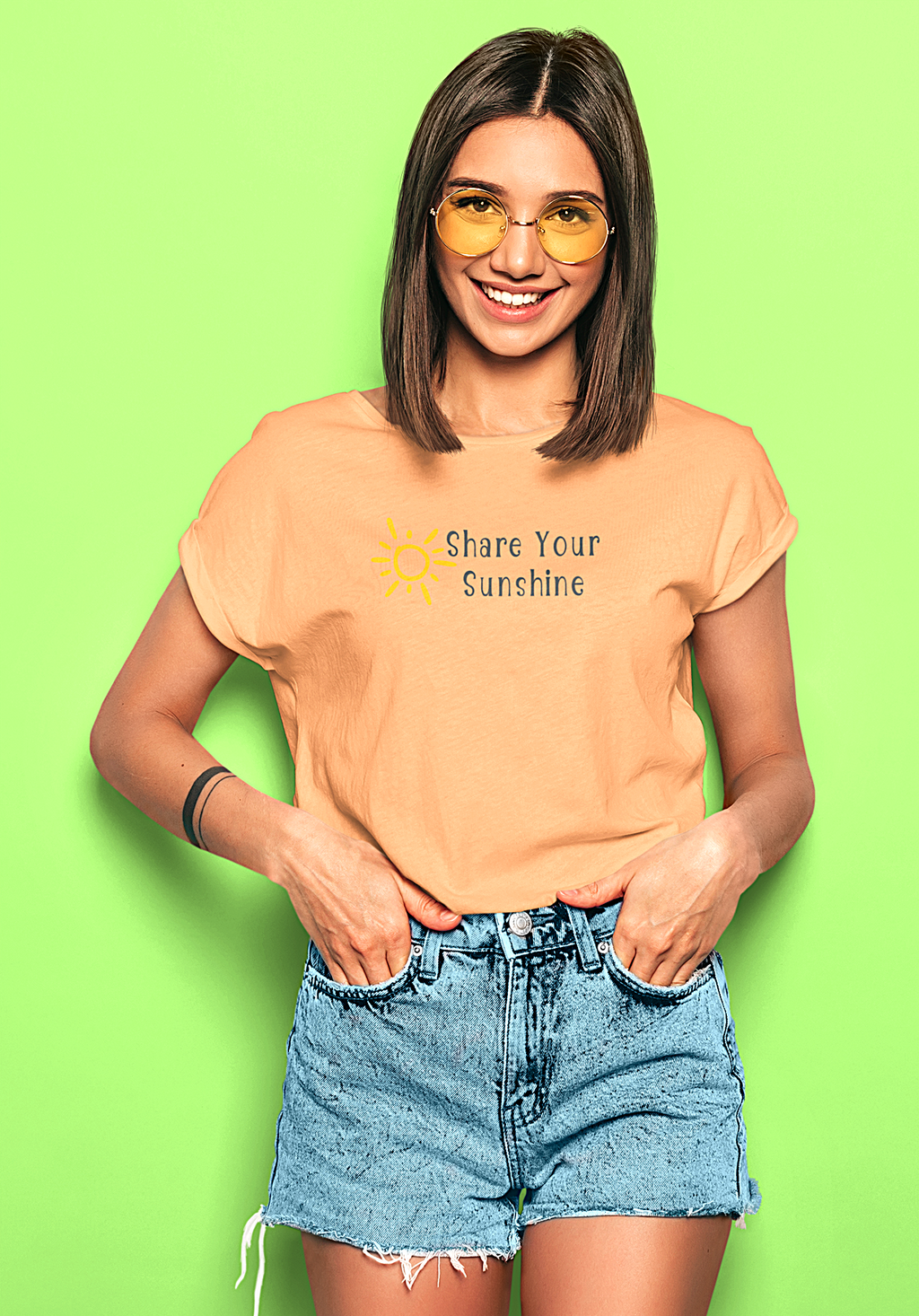 'Share your Sunshine' Crewneck T-shirt