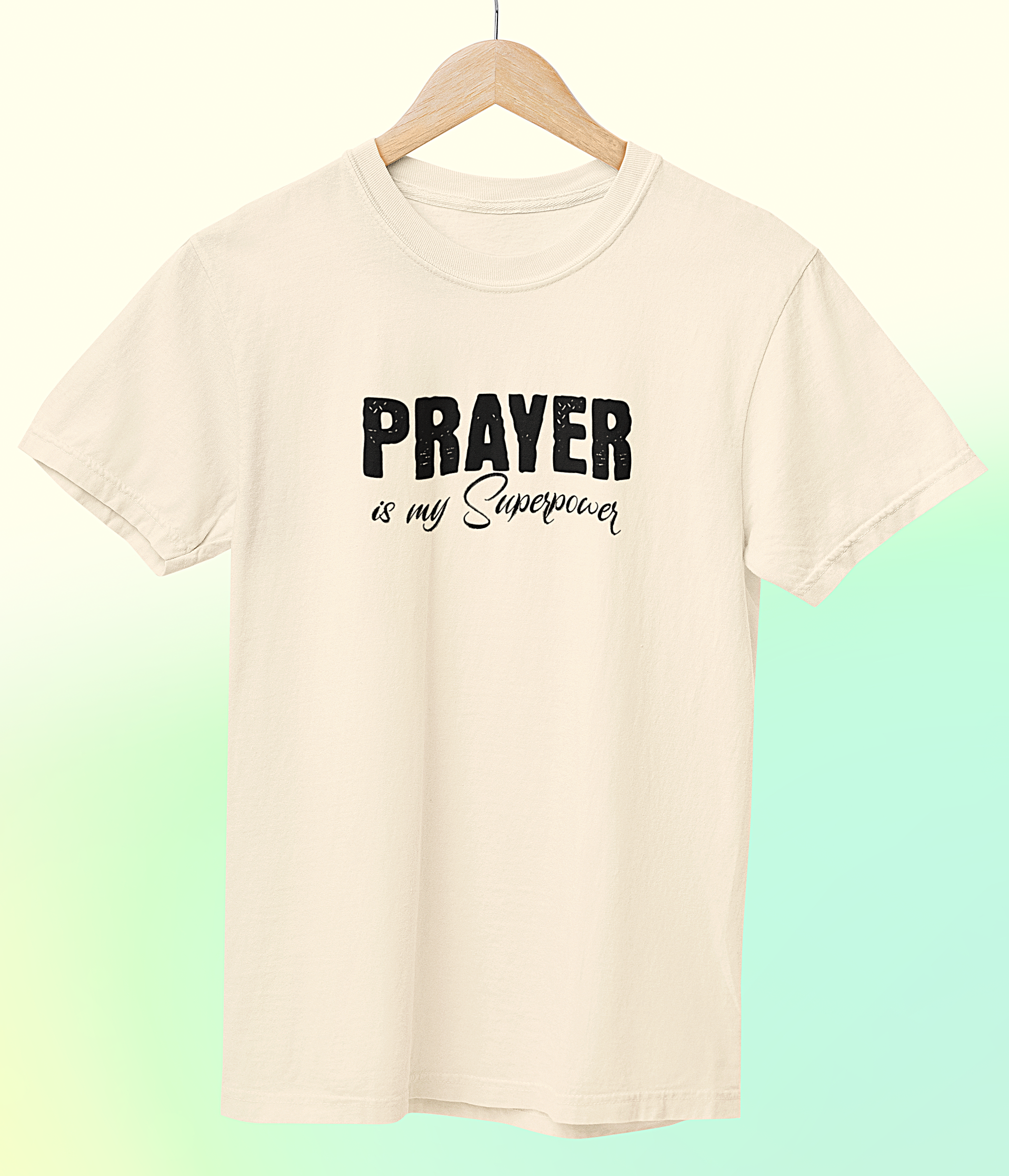 Prayer is my Superpower' Short Sleeve Crewneck T-Shirt