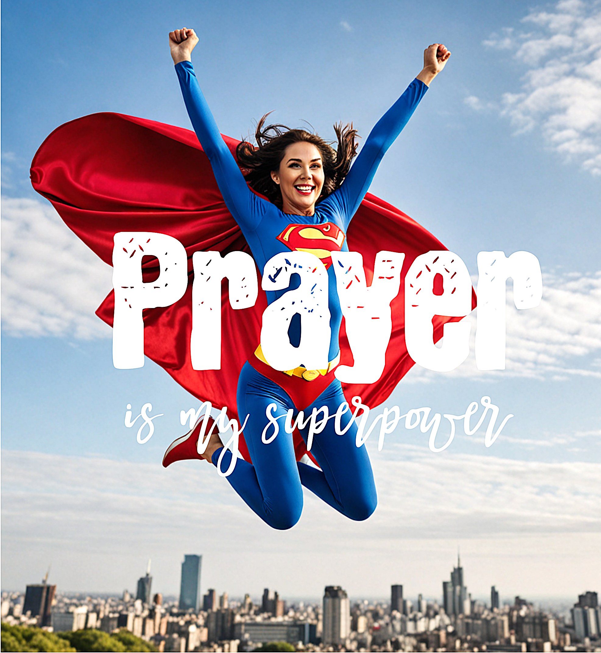 Prayer is my Superpower' Short Sleeve Crewneck T-Shirt