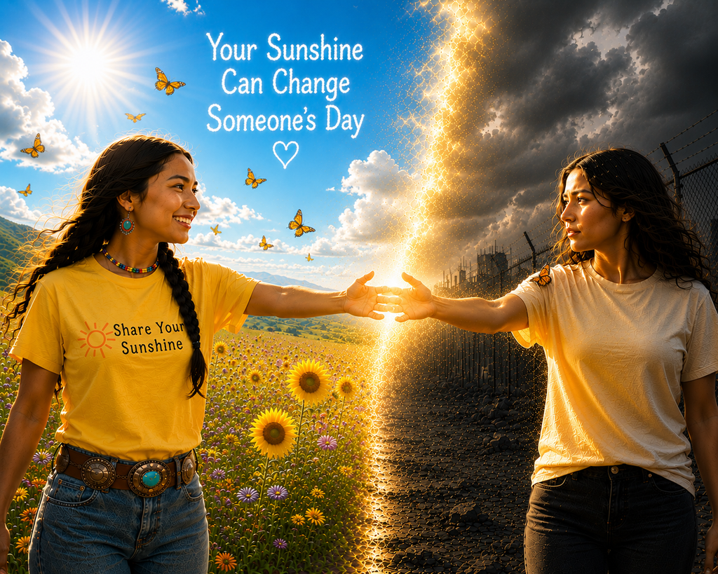 'Share your Sunshine' Crewneck T-shirt