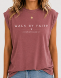 'Walk by Faith ' Christian Graphic Tee